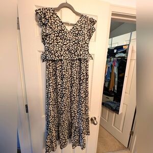 Two Piece Skirt And Crop Top Super Cute! Women's Size L